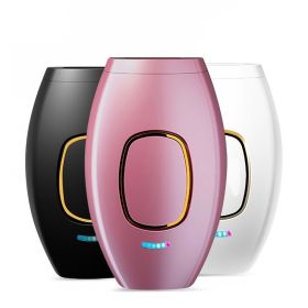 Painless and Permanent Hair Removal for Women and Men - Electric Epilator with 500,000 Flashes for Full Body and Facial Hair Removal (Color: black)